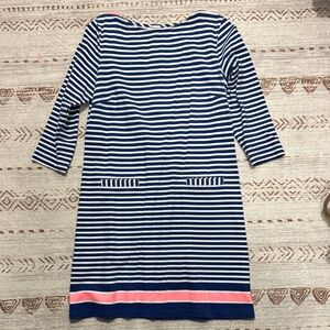 Lilly Pulitzer Navy and White Striped Dress